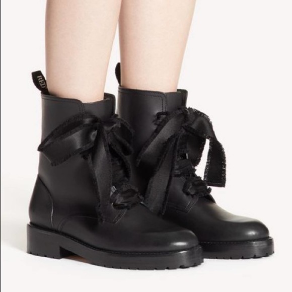 RED Valentino Shoes - NIB Red Valentino COMBALLET COMBAT women’s boots